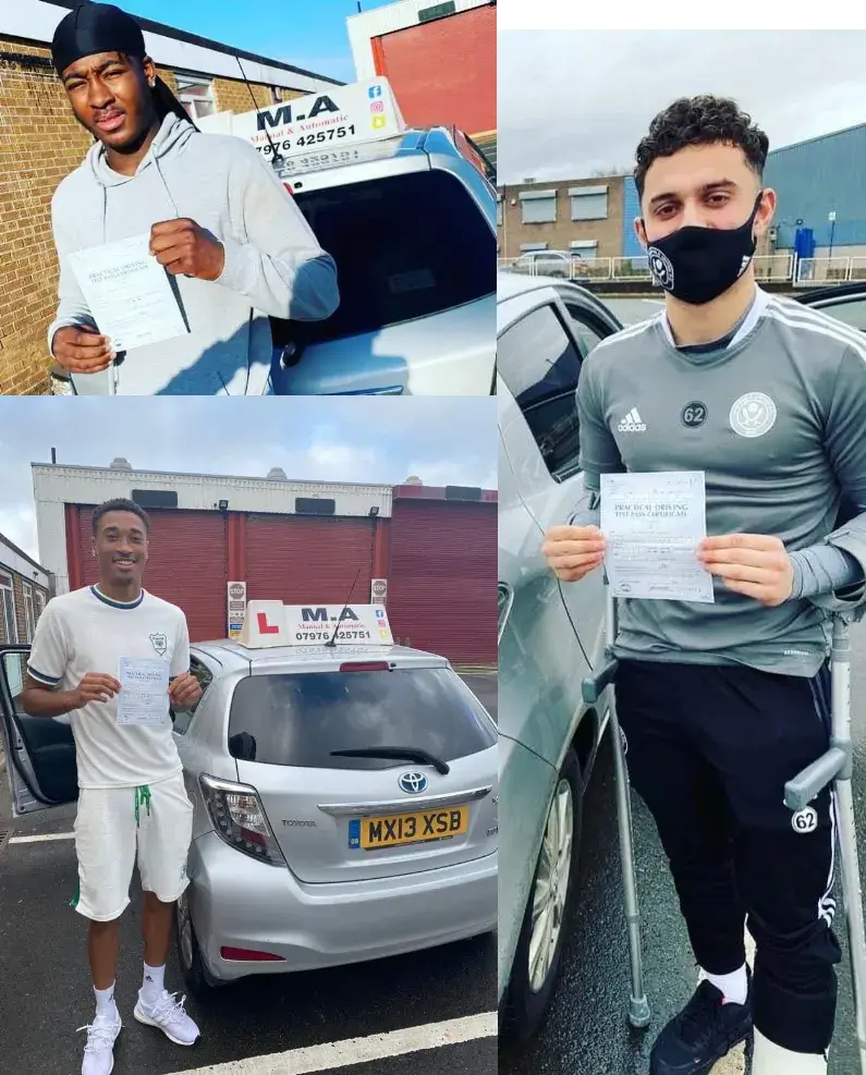 Sheffield United football player passed driving test
